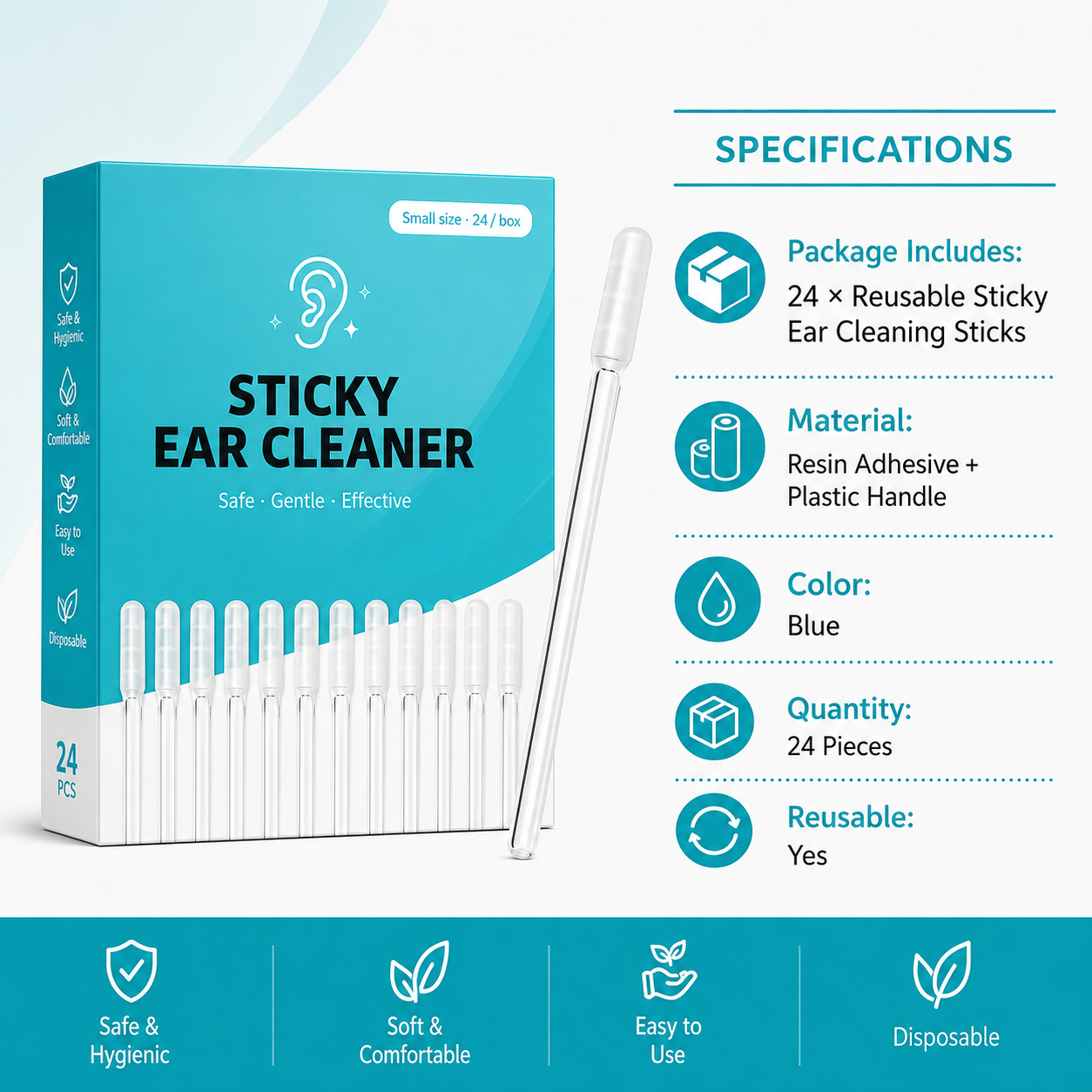 🔥Back In Stock 🏆Dry Earwax Sticky Cleaner