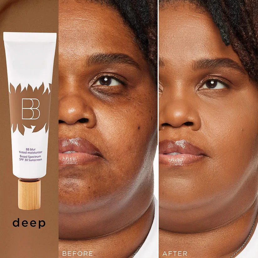 Deep shade before and after