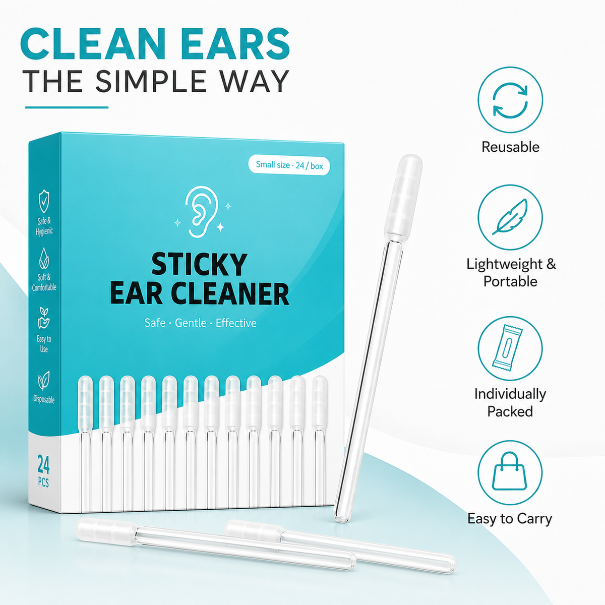 🔥Back In Stock 🏆Dry Earwax Sticky Cleaner