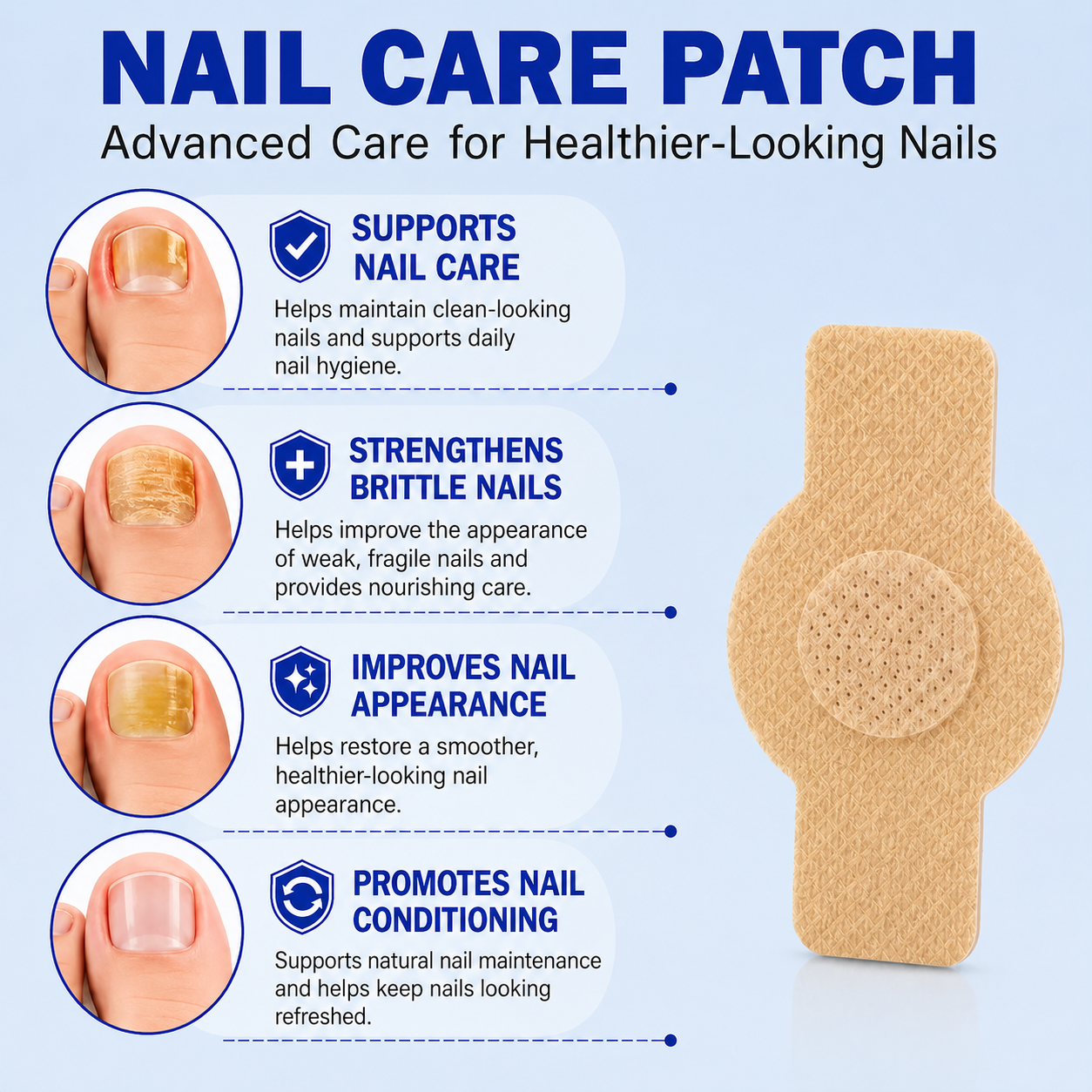21Pcs Nighttime Nail Repair Patches