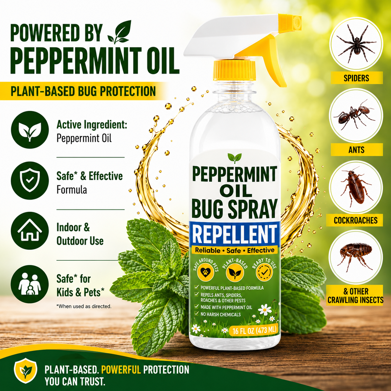 Peppermint Oil Bug Spray